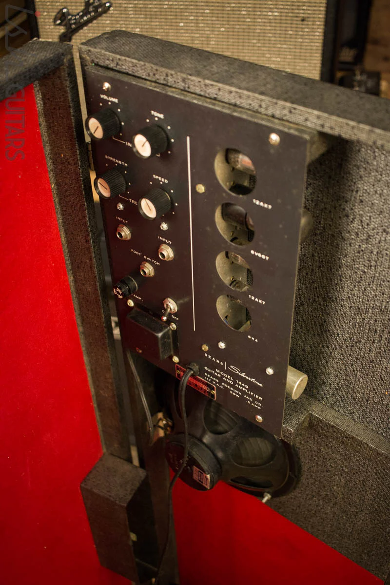 Vintage Silvertone 1449 W/ Amp Case - Image 5