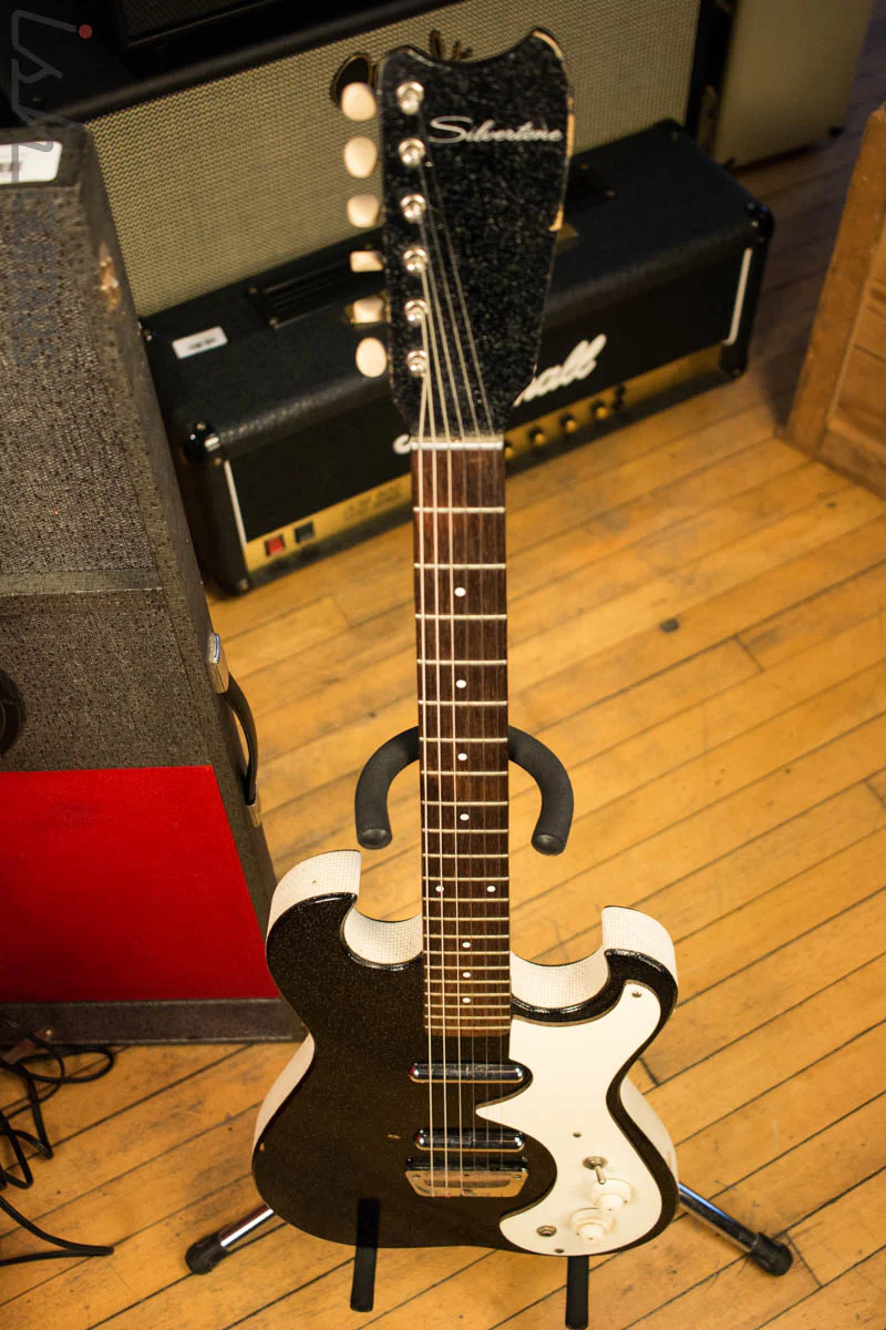 Vintage Silvertone 1449 W/ Amp Case - Image 6
