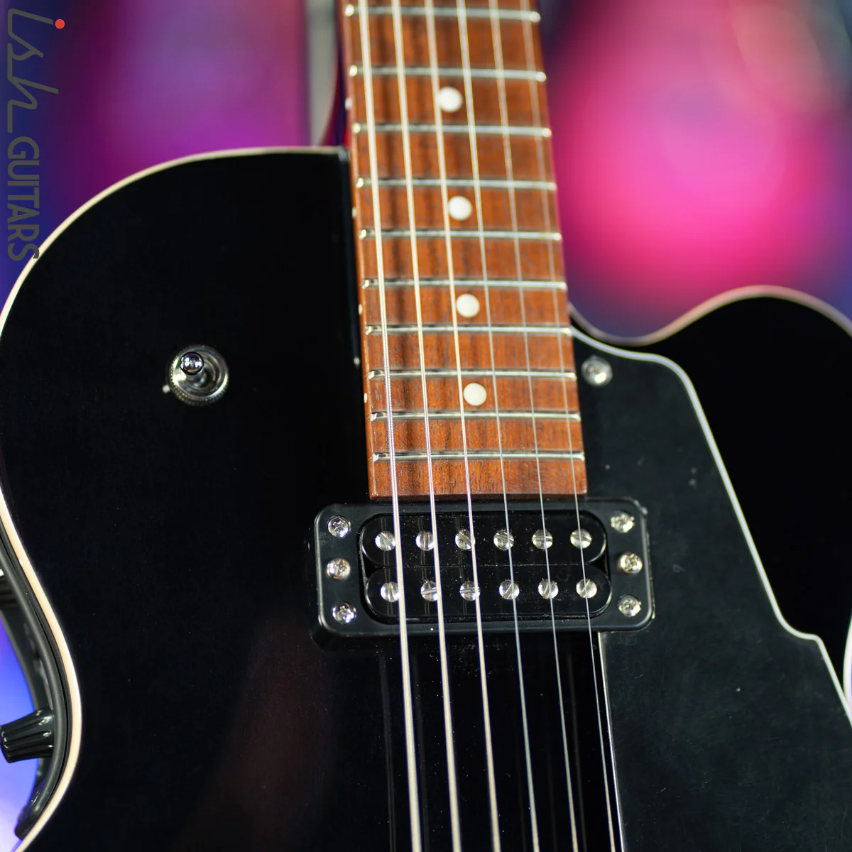 Vox VGA-3D Giulietta Archtop Trans Black - Demo - Image 6