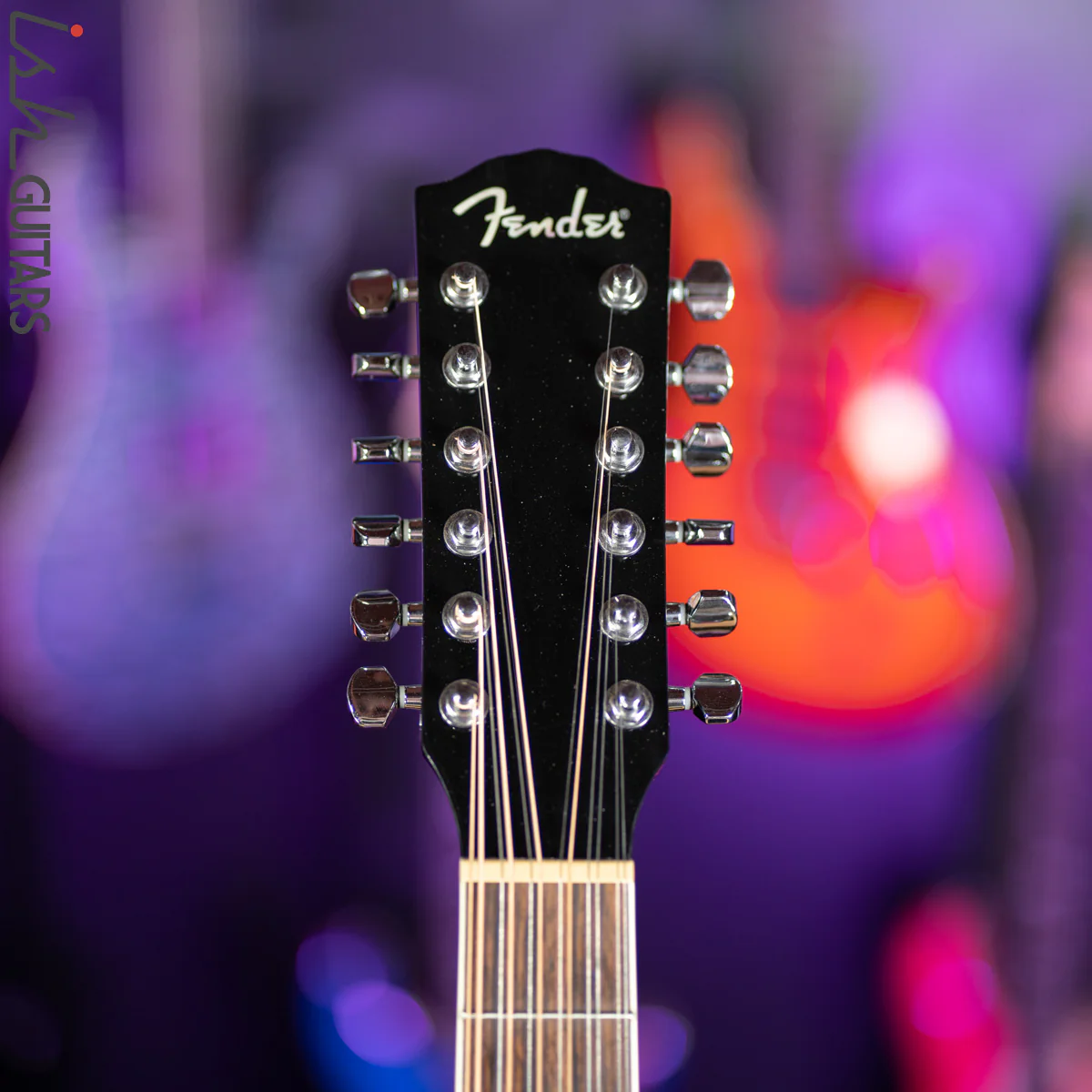 Fender CD-160SE 12 String Dreadnought Acoustic Guitar Black - Image 6