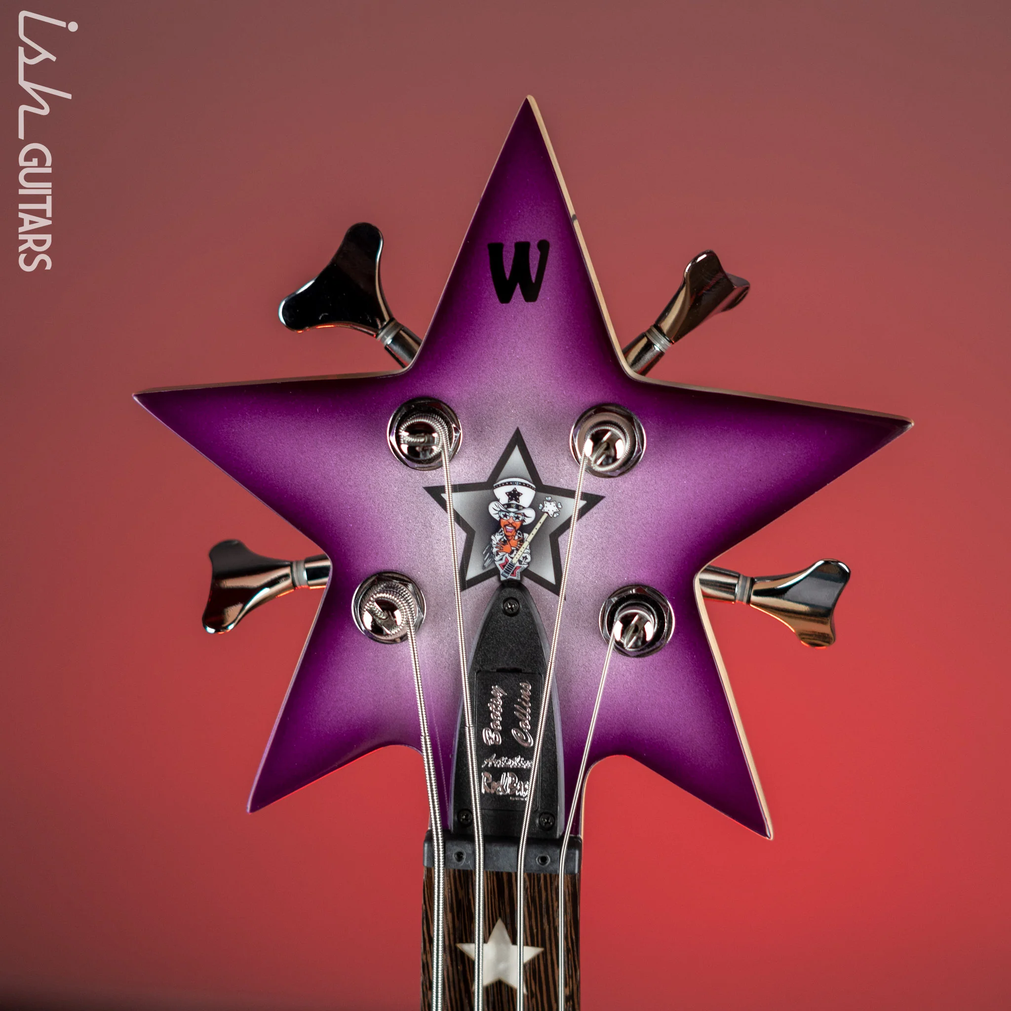 Warwick RockBass Artist Line Bootsy Collins "Space Bass" 4-String Bass - Image 7