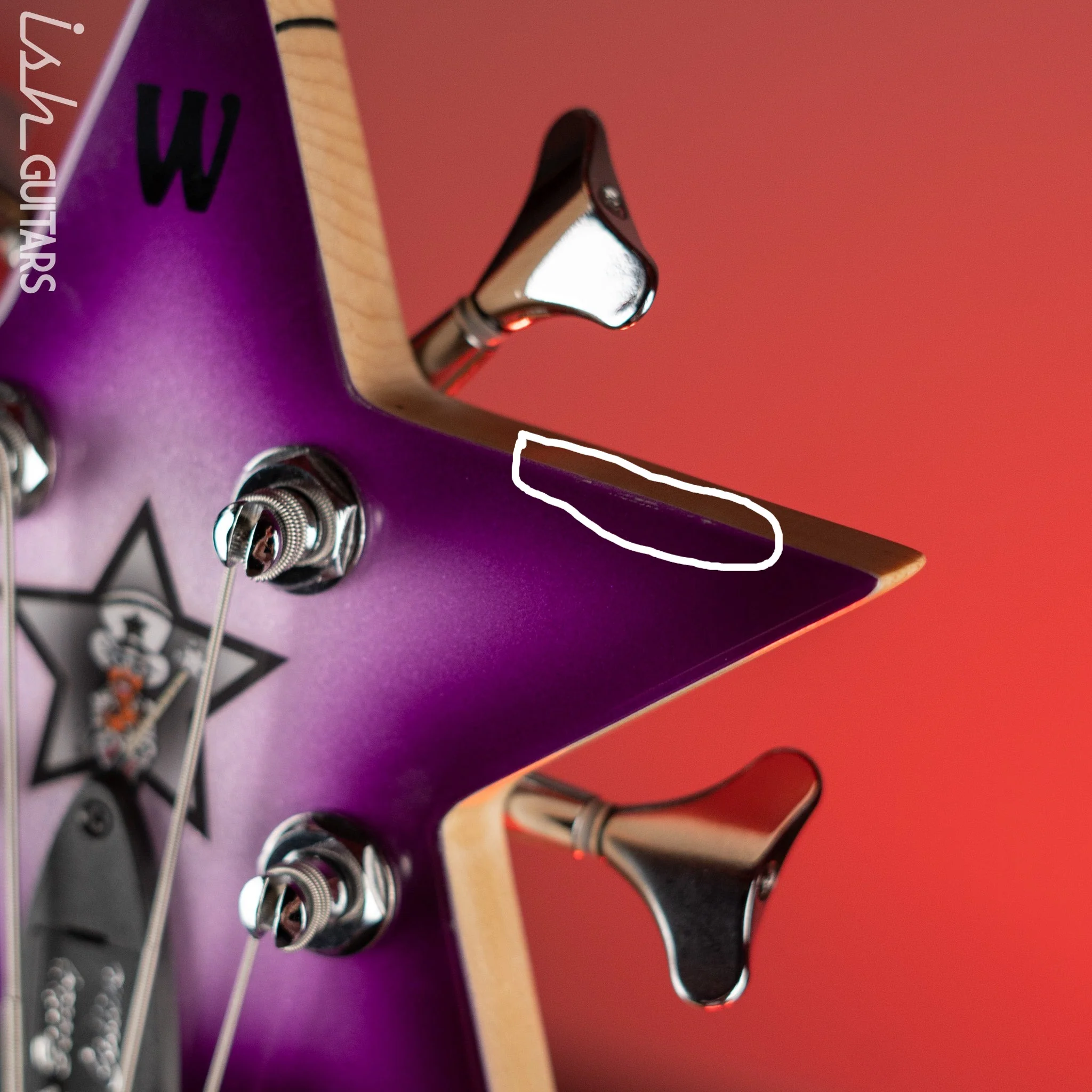 Warwick RockBass Artist Line Bootsy Collins "Space Bass" 4-String Bass B-Stock - Image 6
