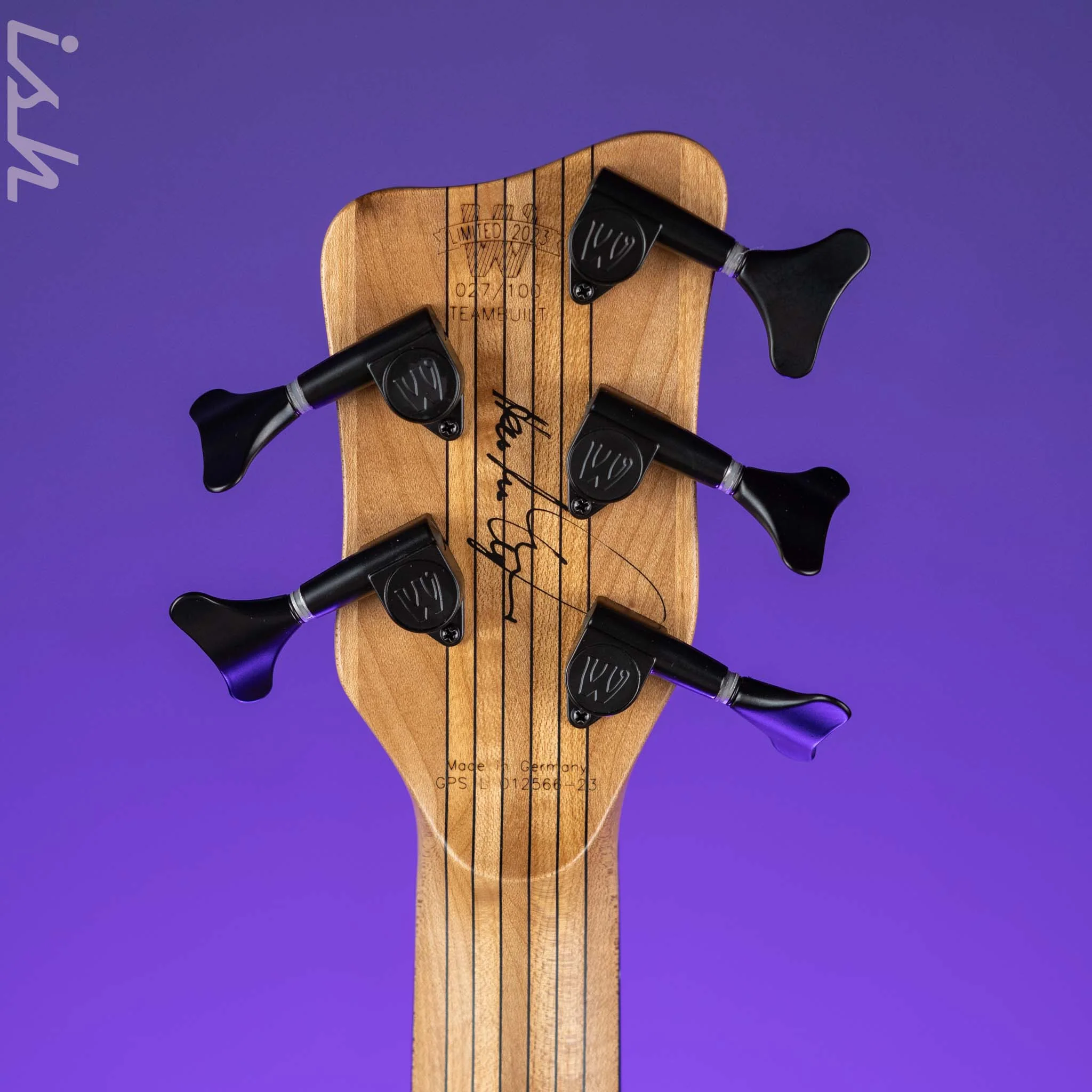 Warwick Teambuilt Corvette $$ Bolt-On Limited Edition 5-String Bolt-On Bass Natural Oil Finish - Image 11