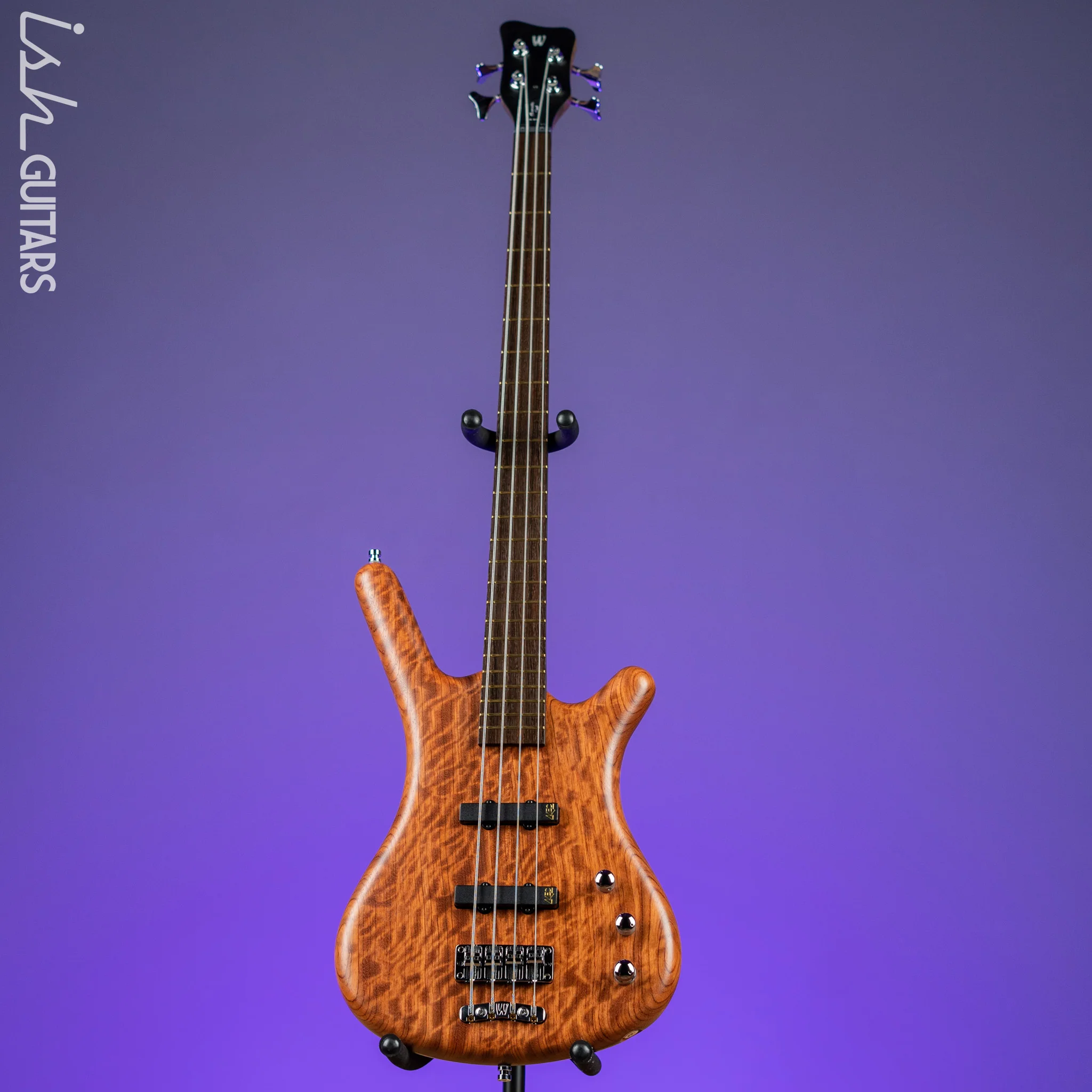 Warwick Teambuilt Pro Series Corvette 4-String Natural Bubinga Transparent Satin - Image 2