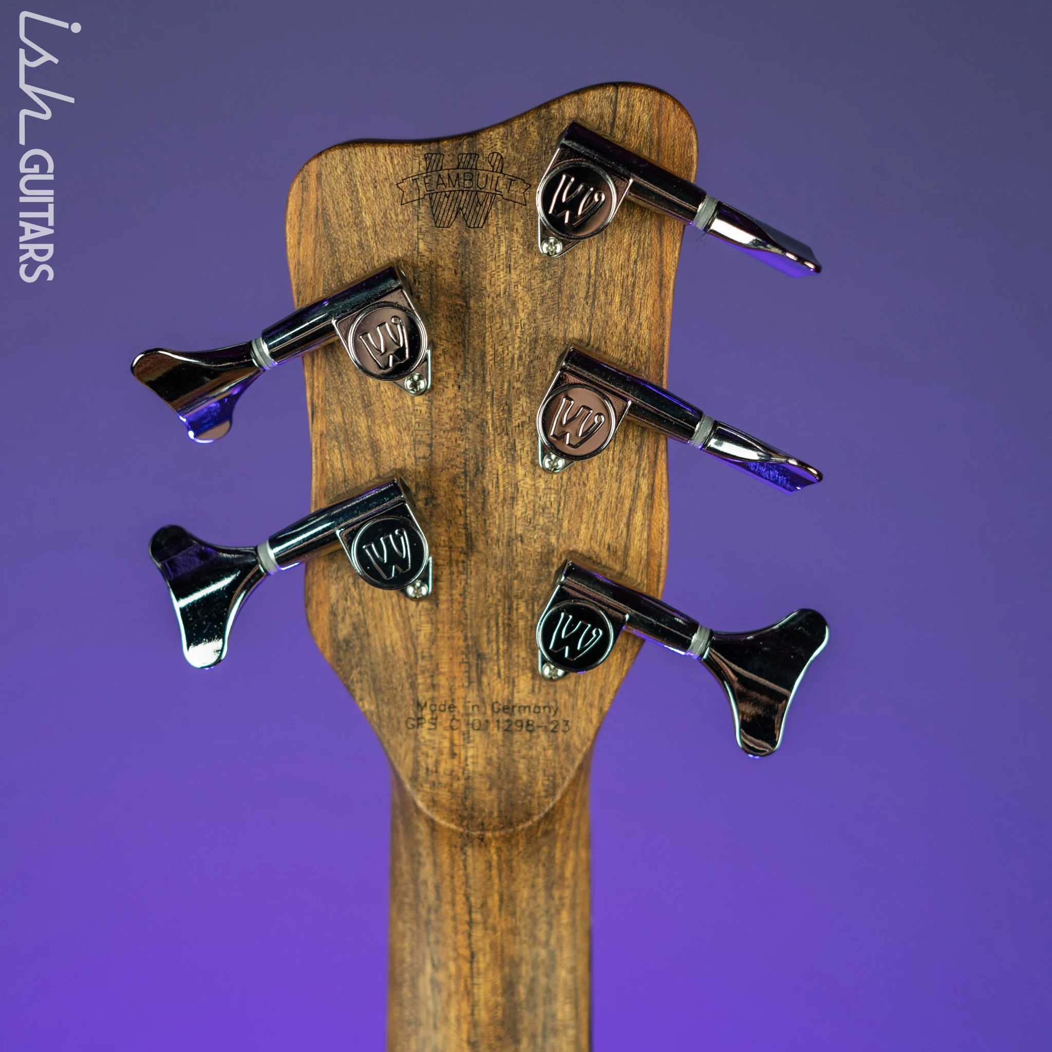 Warwick Teambuilt Pro Series Corvette 5-String Natural Bubinga Transparent Satin - Image 10