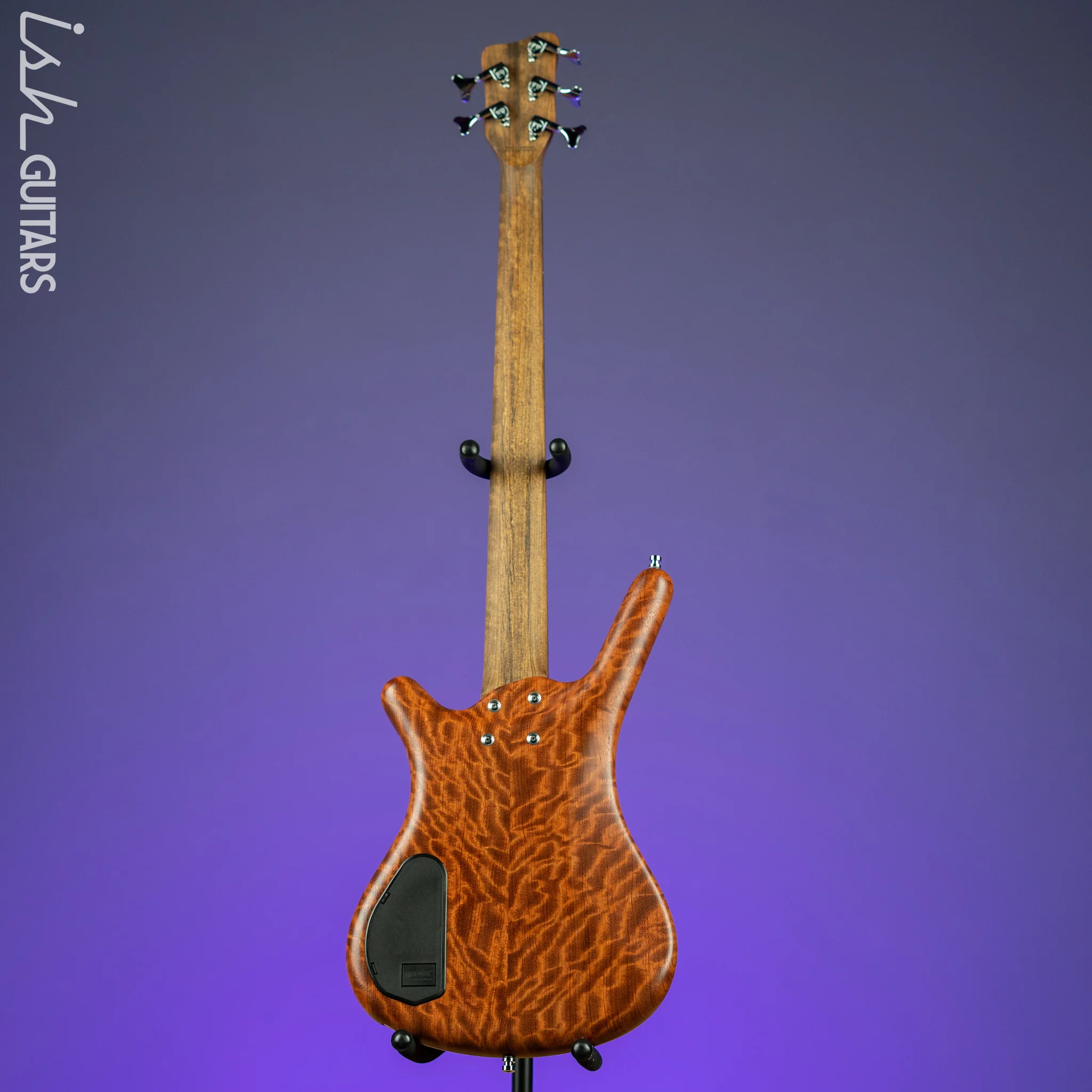 Warwick Teambuilt Pro Series Corvette 5-String Natural Bubinga Transparent Satin - Image 6