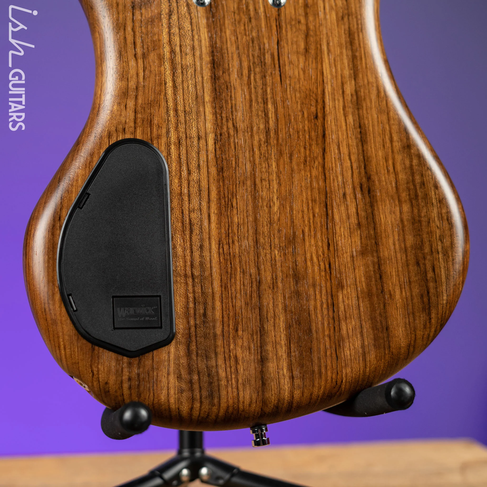 Warwick Teambuilt Pro Series Thumb 6-String Bass Natural Satin Ovangkol - Image 9
