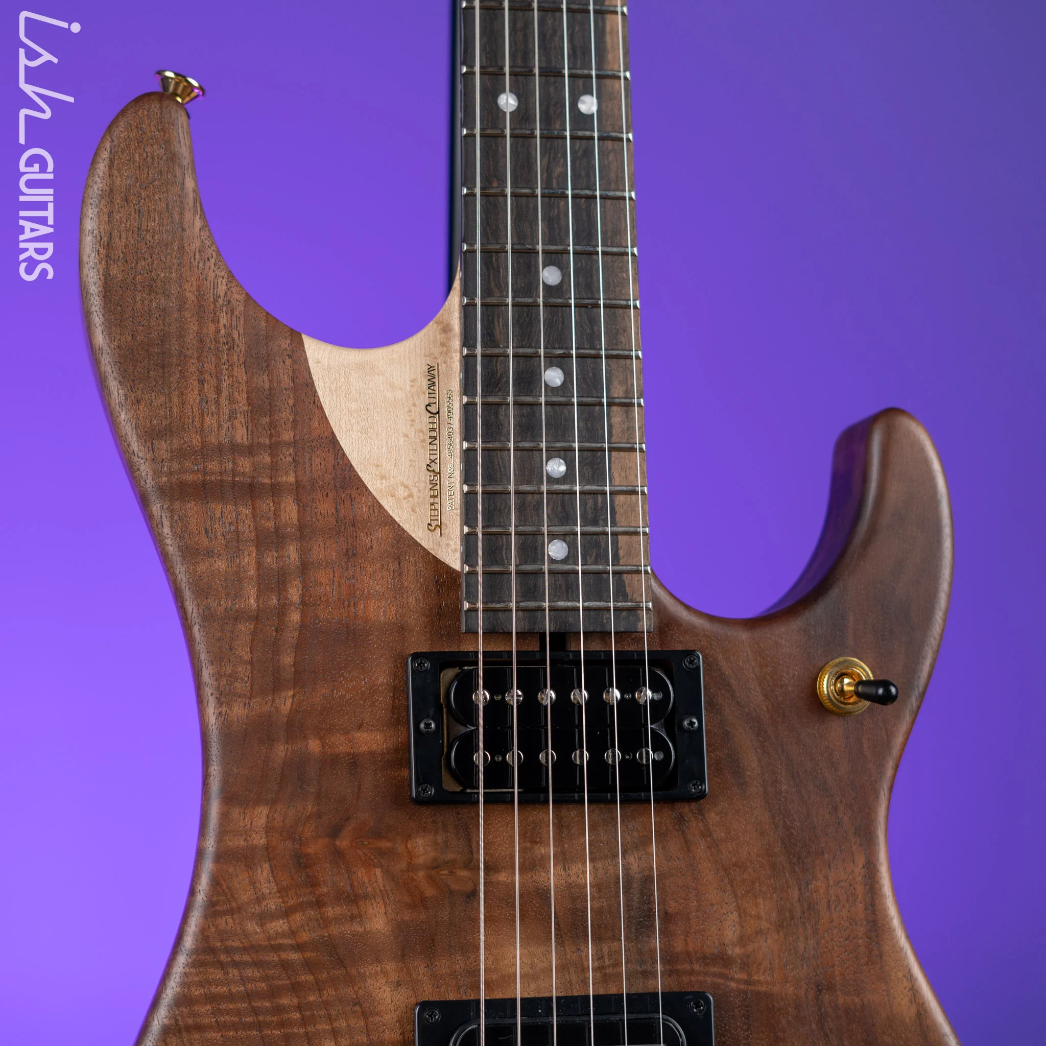 Washburn Limited Edition Nuno Bettencourt Signature Series N4 Walnut - Image 3