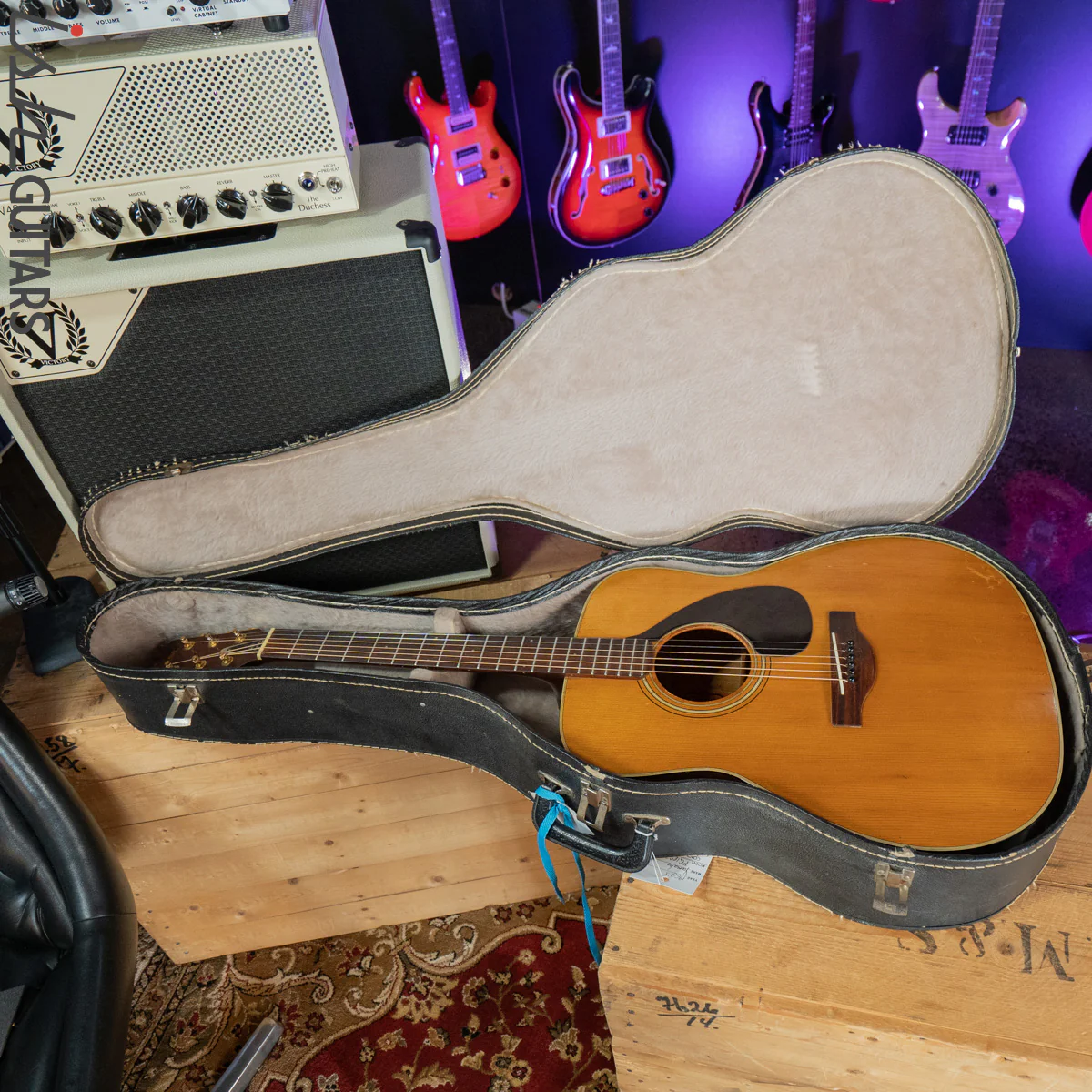 Yamaha FG-180 Jumbo Dreadnought Acoustic Guitar Natural - Image 19