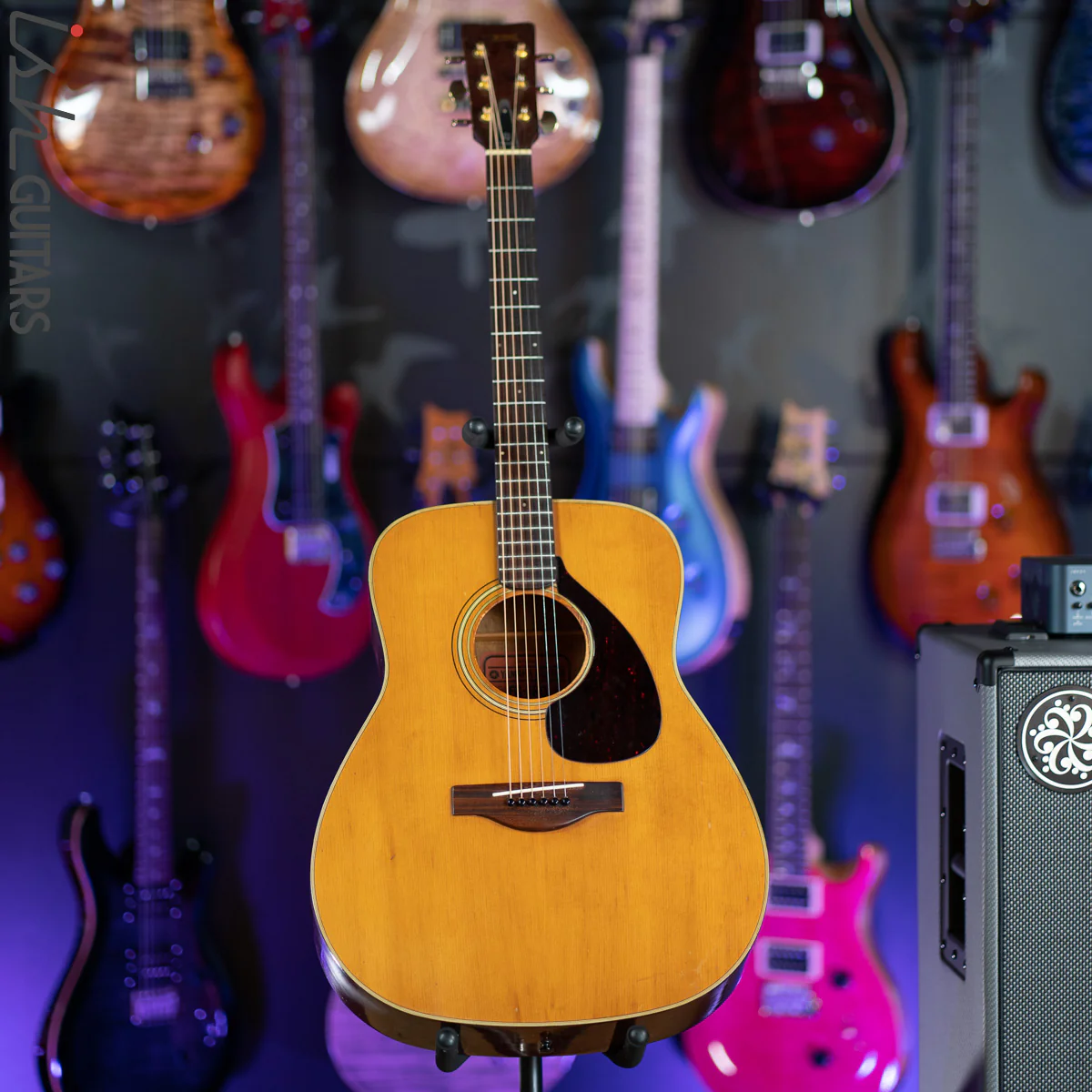 Yamaha FG-180 Jumbo Dreadnought Acoustic Guitar Natural - Image 2