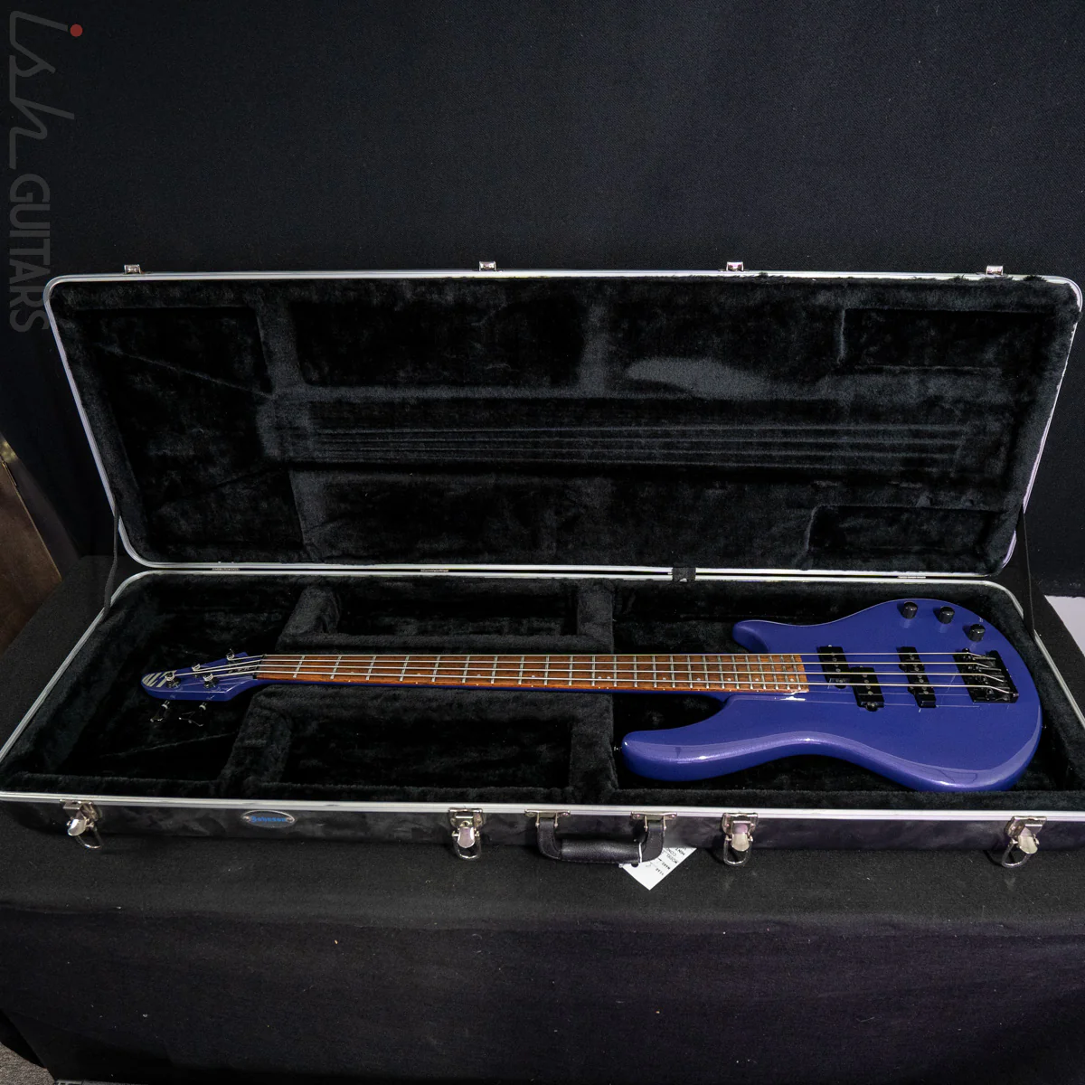 LTD H-4 Metallic Purple 4 String Bass Guitar - Image 16